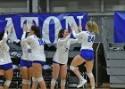 Wheaton Women's Volleyball  Wheaton Women's Volleyball vs Endicott College. - Photo by Keith Nordstrom : Wheaton, Volleyball, VB