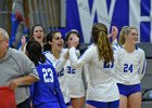 Wheaton Women's Volleyball  Wheaton Women's Volleyball vs Endicott College. - Photo by Keith Nordstrom : Wheaton, Volleyball, VB