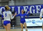 Wheaton Women's Volleyball  Wheaton Women's Volleyball vs Endicott College. - Photo by Keith Nordstrom : Wheaton, Volleyball, VB