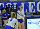 Wheaton Women's Volleyball  Wheaton Women's Volleyball vs Endicott College. - Photo by Keith Nordstrom : Wheaton, Volleyball, VB