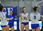 Wheaton Women's Volleyball  Wheaton Women's Volleyball vs Endicott College. - Photo by Keith Nordstrom : Wheaton, Volleyball, VB