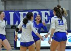 Wheaton Women's Volleyball  Wheaton Women's Volleyball vs Endicott College. - Photo by Keith Nordstrom : Wheaton, Volleyball, VB
