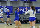 Wheaton Women's Volleyball  Wheaton Women's Volleyball vs Endicott College. - Photo by Keith Nordstrom : Wheaton, Volleyball, VB