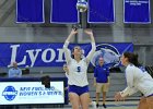 Wheaton Women's Volleyball  Wheaton Women's Volleyball vs Endicott College. - Photo by Keith Nordstrom : Wheaton, Volleyball, VB