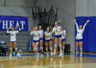 Wheaton Women's Volleyball  Wheaton Women's Volleyball vs Endicott College. - Photo by Keith Nordstrom : Wheaton, Volleyball, VB