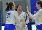Wheaton Women's Volleyball  Wheaton Women's Volleyball vs Endicott College. - Photo by Keith Nordstrom : Wheaton, Volleyball, VB