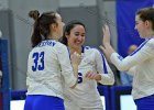 Wheaton Women's Volleyball  Wheaton Women's Volleyball vs Endicott College. - Photo by Keith Nordstrom : Wheaton, Volleyball, VB