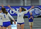 Wheaton Women's Volleyball  Wheaton Women's Volleyball vs Endicott College. - Photo by Keith Nordstrom : Wheaton, Volleyball, VB