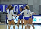 Wheaton Women's Volleyball  Wheaton Women's Volleyball vs Endicott College. - Photo by Keith Nordstrom : Wheaton, Volleyball, VB