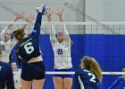 Wheaton Women's Volleyball  Wheaton Women's Volleyball vs Endicott College. - Photo by Keith Nordstrom : Wheaton, Volleyball, VB