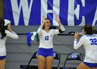 VB vs Springfield  Wheaton Women’s Volleyball vs Springfield College. - Photo by Keith Nordstrom