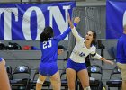 VB vs Springfield  Wheaton Women’s Volleyball vs Springfield College. - Photo by Keith Nordstrom