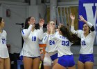 VB vs Springfield  Wheaton Women’s Volleyball vs Springfield College. - Photo by Keith Nordstrom