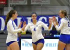 VB vs Springfield  Wheaton Women’s Volleyball vs Springfield College. - Photo by Keith Nordstrom
