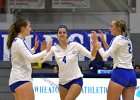VB vs Springfield  Wheaton Women’s Volleyball vs Springfield College. - Photo by Keith Nordstrom