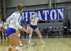 VB vs Springfield  Wheaton Women’s Volleyball vs Springfield College. - Photo by Keith Nordstrom