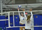 VB vs Springfield  Wheaton Women’s Volleyball vs Springfield College. - Photo by Keith Nordstrom