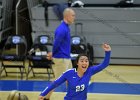 VB vs Springfield  Wheaton Women’s Volleyball vs Springfield College. - Photo by Keith Nordstrom