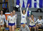 VB vs Springfield  Wheaton Women’s Volleyball vs Springfield College. - Photo by Keith Nordstrom