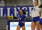 VB vs Springfield  Wheaton Women’s Volleyball vs Springfield College. - Photo by Keith Nordstrom