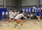 VB vs Springfield  Wheaton Women’s Volleyball vs Springfield College. - Photo by Keith Nordstrom