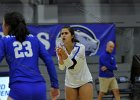 VB vs Springfield  Wheaton Women’s Volleyball vs Springfield College. - Photo by Keith Nordstrom