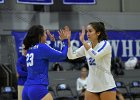 VB vs Springfield  Wheaton Women’s Volleyball vs Springfield College. - Photo by Keith Nordstrom