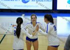 VB vs Springfield  Wheaton Women’s Volleyball vs Springfield College. - Photo by Keith Nordstrom