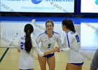 VB vs Springfield  Wheaton Women’s Volleyball vs Springfield College. - Photo by Keith Nordstrom