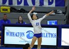 VB vs Springfield  Wheaton Women’s Volleyball vs Springfield College. - Photo by Keith Nordstrom