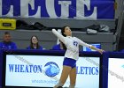 VB vs Springfield  Wheaton Women’s Volleyball vs Springfield College. - Photo by Keith Nordstrom