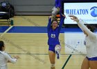 VB vs Springfield  Wheaton Women’s Volleyball vs Springfield College. - Photo by Keith Nordstrom
