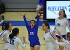 VB vs Springfield  Wheaton Women’s Volleyball vs Springfield College. - Photo by Keith Nordstrom