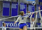 VB vs Springfield  Wheaton Women’s Volleyball vs Springfield College. - Photo by Keith Nordstrom