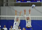 VB vs Springfield  Wheaton Women’s Volleyball vs Springfield College. - Photo by Keith Nordstrom