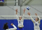 VB vs Springfield  Wheaton Women’s Volleyball vs Springfield College. - Photo by Keith Nordstrom