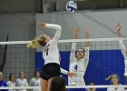 VB vs Springfield  Wheaton Women’s Volleyball vs Springfield College. - Photo by Keith Nordstrom