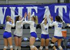 VB vs UMass Boston  Wheaton Women’s Volleyball vs UMass Boston. - Photo by Keith Nordstrom