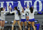 VB vs UMass Boston  Wheaton Women’s Volleyball vs UMass Boston. - Photo by Keith Nordstrom