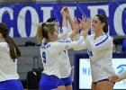 VB vs UMass Boston  Wheaton Women’s Volleyball vs UMass Boston. - Photo by Keith Nordstrom