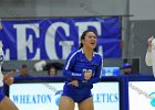 VB vs UMass Boston  Wheaton Women’s Volleyball vs UMass Boston. - Photo by Keith Nordstrom