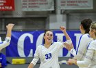 VB vs UMass Boston  Wheaton Women’s Volleyball vs UMass Boston. - Photo by Keith Nordstrom