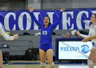 VB vs UMass Boston  Wheaton Women’s Volleyball vs UMass Boston. - Photo by Keith Nordstrom