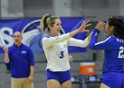 VB vs UMass Boston  Wheaton Women’s Volleyball vs UMass Boston. - Photo by Keith Nordstrom