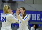 VB vs UMass Boston  Wheaton Women’s Volleyball vs UMass Boston. - Photo by Keith Nordstrom
