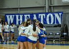Wheaton Women's Volleyball  Wheaton Women's Volleyball vs UMass Dartmouth. - Photo by Keith Nordstrom : Wheaton, Volleyball, UMass, Dartmouth