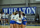 Wheaton Women's Volleyball  Wheaton Women's Volleyball vs UMass Dartmouth. - Photo by Keith Nordstrom : Wheaton, Volleyball, UMass, Dartmouth