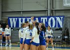 Wheaton Women's Volleyball  Wheaton Women's Volleyball vs UMass Dartmouth. - Photo by Keith Nordstrom : Wheaton, Volleyball, UMass, Dartmouth