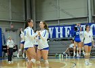 Wheaton Women's Volleyball  Wheaton Women's Volleyball vs UMass Dartmouth. - Photo by Keith Nordstrom : Wheaton, Volleyball, UMass, Dartmouth