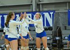Wheaton Women's Volleyball  Wheaton Women's Volleyball vs UMass Dartmouth. - Photo by Keith Nordstrom : Wheaton, Volleyball, UMass, Dartmouth